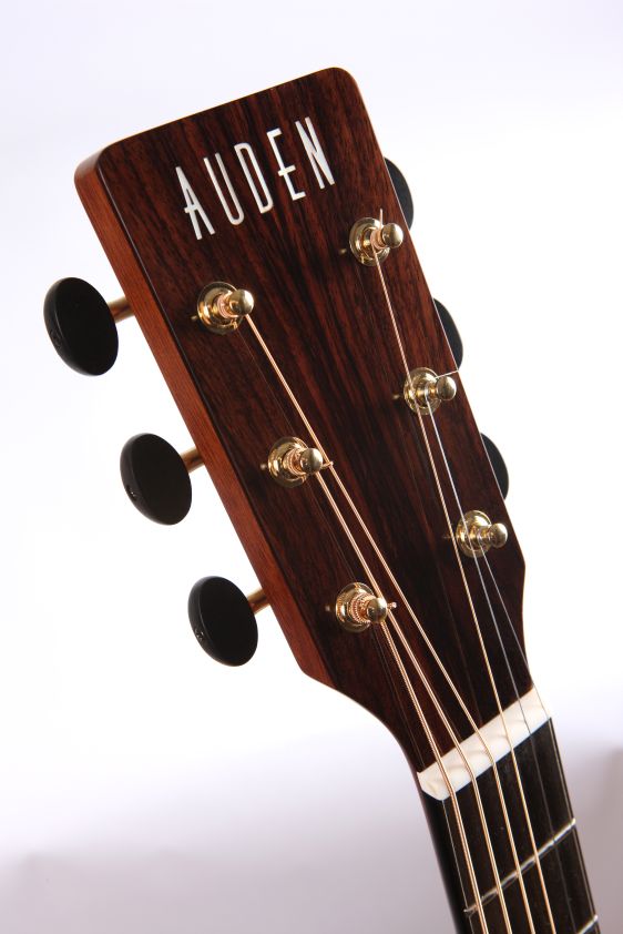 Auden guitars head stock